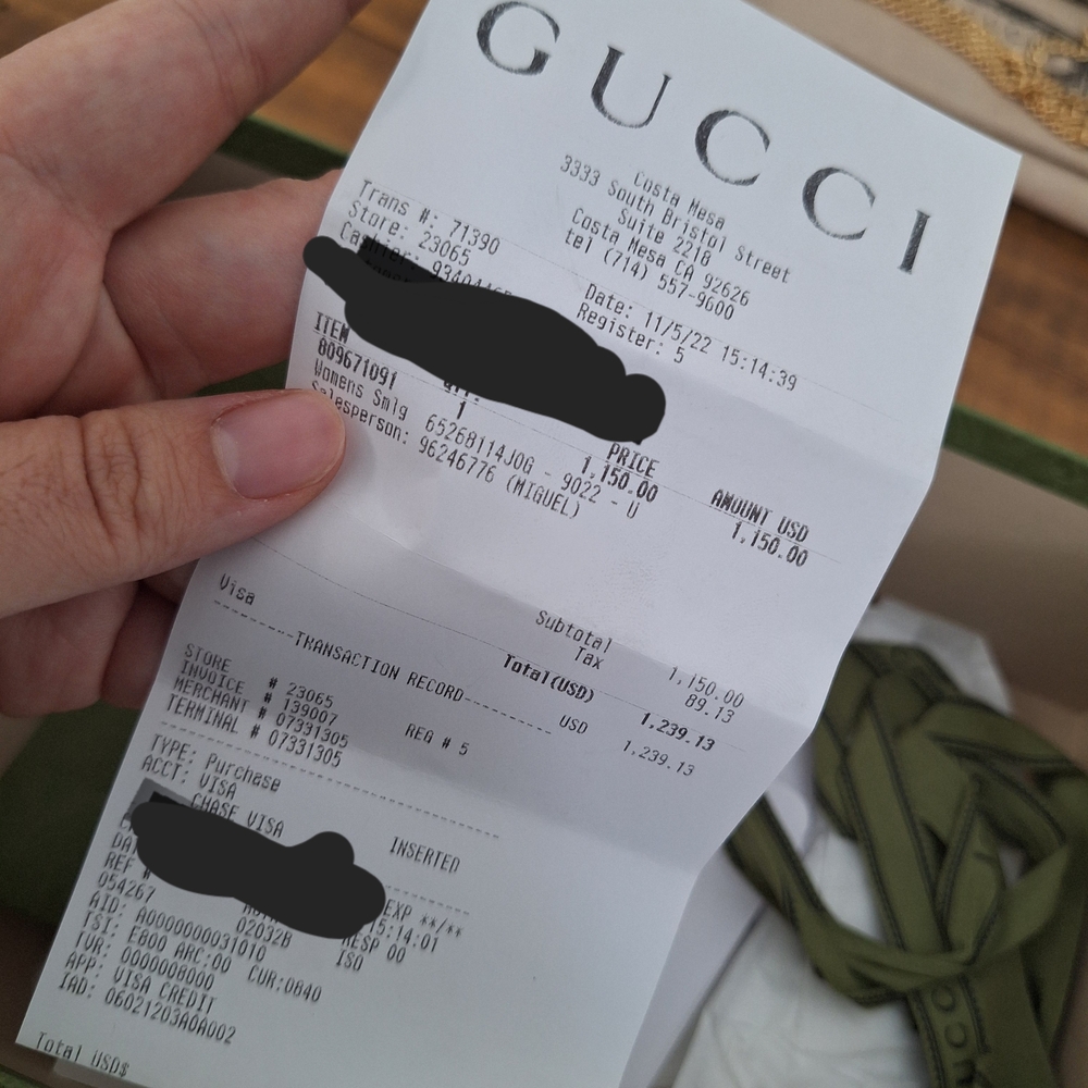 Gucci White Leather Chain Bag - Picture 5 of 7